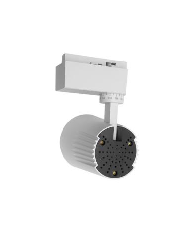 Foco Carril 20w 2700k Telma Blanco 1800lm 36º Orientable 330º Regx15,5x8,2 Cm