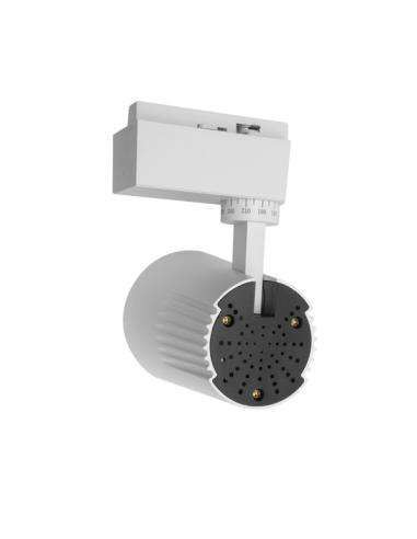 Foco Carril 40w 4000k Telma Blanco 3600lm 36º Orientable 330º Regx21x10,5 Cm