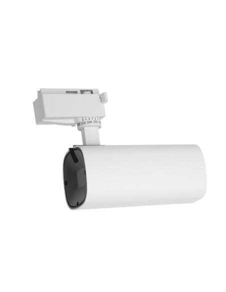 Foco Carril 30w 2700k Alfil Blanco 2700lm 36º Orientable 330º Regx19x7,5 Cm