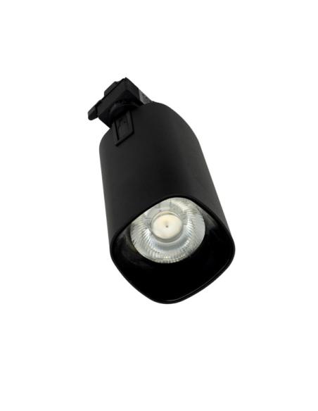 Foco Carril 30w 2700k Alfil Negro 2700lm 36º Orientable 330º Regx19x7,5 Cm
