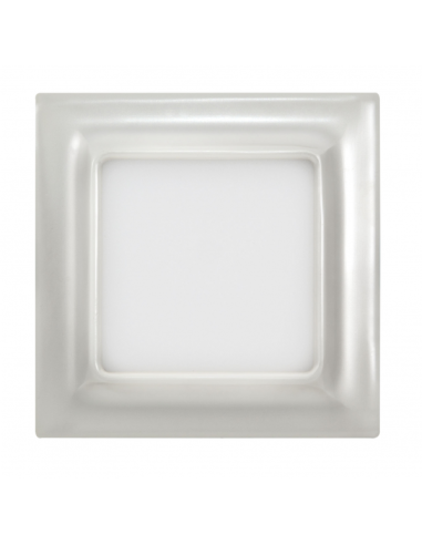 Downlight 9w 3000k Ventura Perla Plata 720lm 12x12