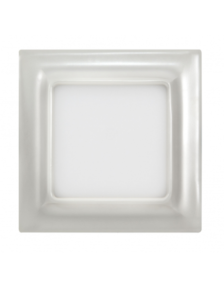 Downlight 9w 3000k Ventura Perla Plata 720lm 12x12