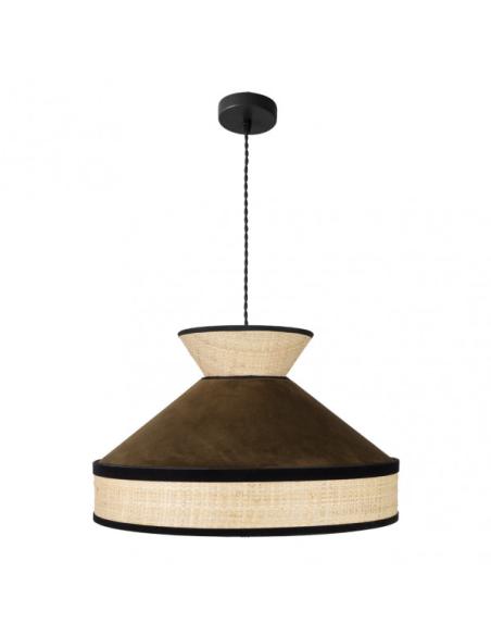 Colgante Fabrizio 1xe27 Natural/marron Regx50x50 Cm