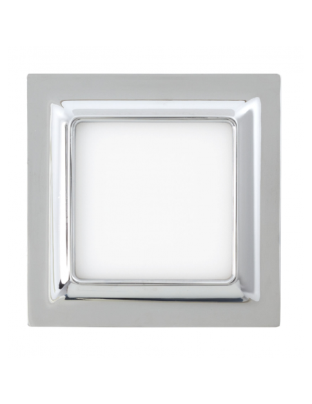 Downlight 9w 3000k Ventura Cromo 720lm 12x12