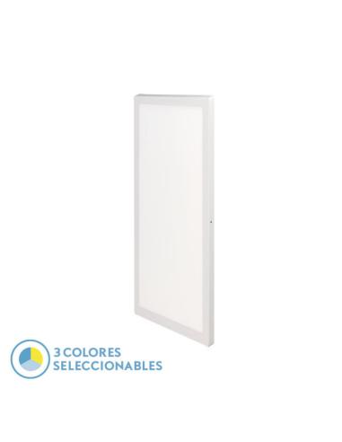 Panel Llano 36w 3000k-4000k-6500k 3,8x30x60 Cm Blanco 3600lm