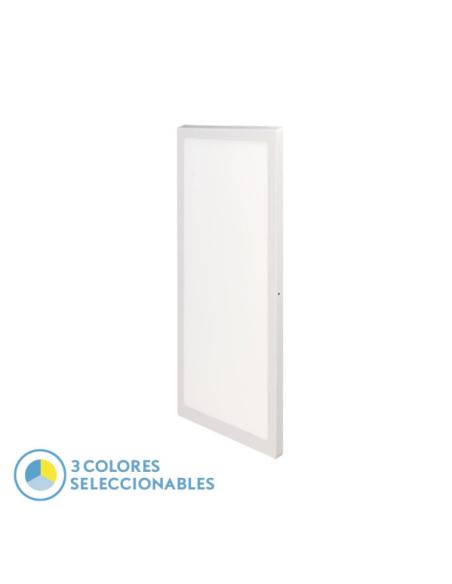 Panel Llano 36w 3000k-4000k-6500k 3,8x30x60 Cm Blanco 3600lm