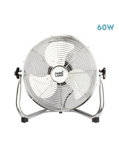 Ventilador Industrial Libis 60w Cromo 40d  3 Velocidades 44x48,5x27,5 Cm
