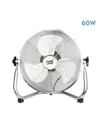 Ventilador Industrial Libis 60w Cromo 40d  3 Velocidades 44x48,5x27,5 Cm