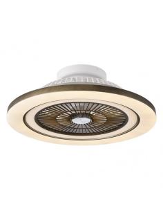 Ventilador 72w Dc Mato Cuero 5Aspas Transp. 22x58x58cm 6 Vel. 3 Colores C/remoto,memoria,temporiz Y Reg.Intensidad 6120lm 2