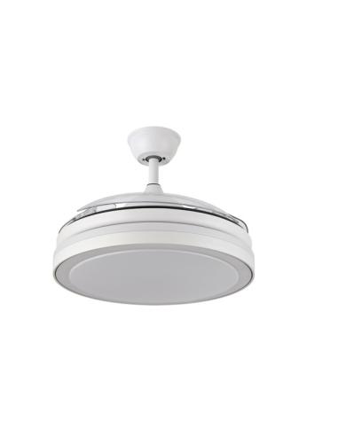 Ventilador Dc Esparta 72w 6120lm Blanco 3 Aspas Desp. 110d 3 Colores C/Remoto+ Temporizador+ Memoria