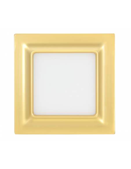 Downlight 9w 4000k Ventura Oro 720lm 12x12