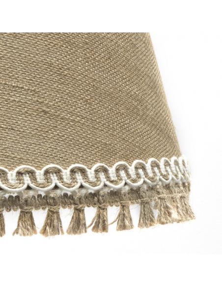 Sobremesa Ada 1xe14 Negro/arena 43x25x25 Cm