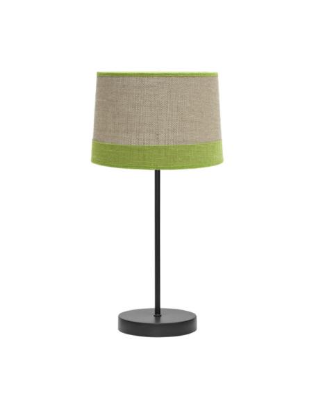 Sobremesa Tietar 1xe14 Saco/verde 44x22x22 Cm