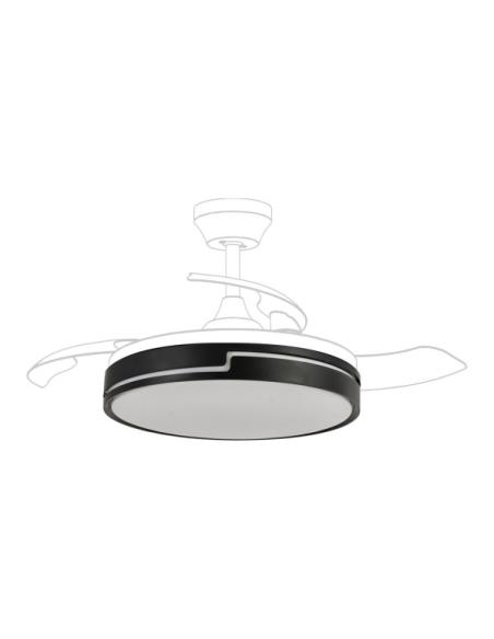 Difusor Ventilador Olimpia Grande 107d Negro