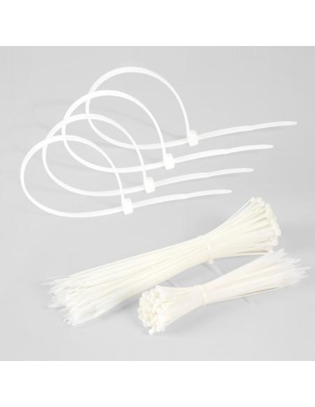 Bolsa 100 Bridas Util Blancas 2,5x150mm 100% Nylon 66 Resistentes Y Duraderas