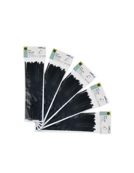 Bolsa 100 Bridas Util Negras 2,5x150mm 100% Nylon 66 Resistentes Y Duraderas
