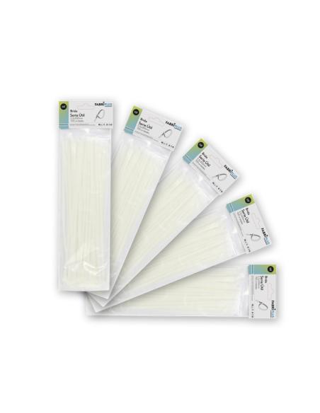 Bolsa 100 Bridas Util Blancas 2,5x200mm 100% Nylon 66 Resistentes Y Duraderas