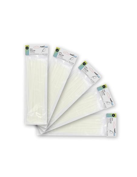 Bolsa 100 Bridas Util Blancas 3,6x200mm. 100% Nylon 66 Resistentes Y Duraderas