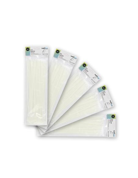 Bolsa 100 Bridas Util Blancas 4,8x200mm. 100% Nylon 66 Resistentes Y Duraderas