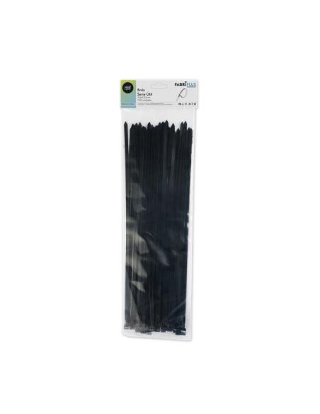 Bolsa 100 Bridas Util Negras 4,8x430mm 100% Nylon 66 Resistentes Y Duraderas