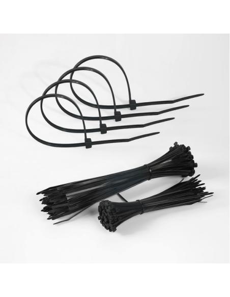 Bolsa 50 Bridas Util Negras 7,6x450mm. 100% Nylon 66 Resistentes Y Duraderas