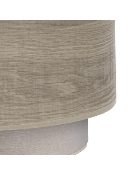 Aplique Tania 1xe27 Madera Gris 15x30x16 Cm