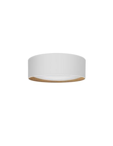Plafon 72w Tania Blanco/madera Clara 14x50x50 Cm 5616lm 3000k,4000k,6500k