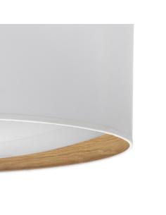 Plafon 72w Tania Blanco/madera Clara 14x50x50 Cm 5616lm 3000k,4000k,6500k 2