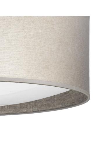 Plafon 72w Tania Madera Gris 14x50x50 Cm 5616lm 3000k,4000k,6500k