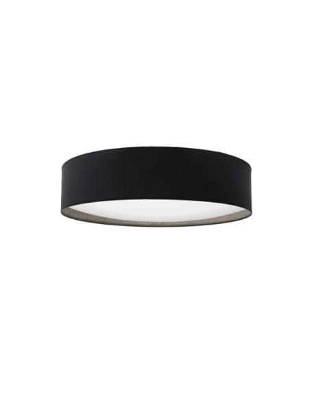 Plafon 96w Tania Negro/madera Gris 14x60x60 Cm 7488lm 3000k,4000k,6500k