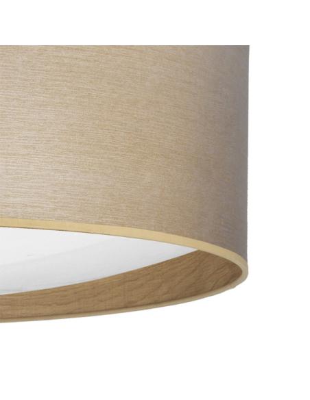 Plafon 96w Tania Madera Clara 14x60x60 Cm 7488lm 3000k,4000k,6500k