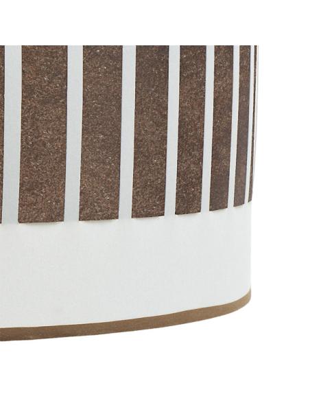 Pie Salon Ivanna 1xe27 Marron/blanco-oxido 163x40x40 Cm