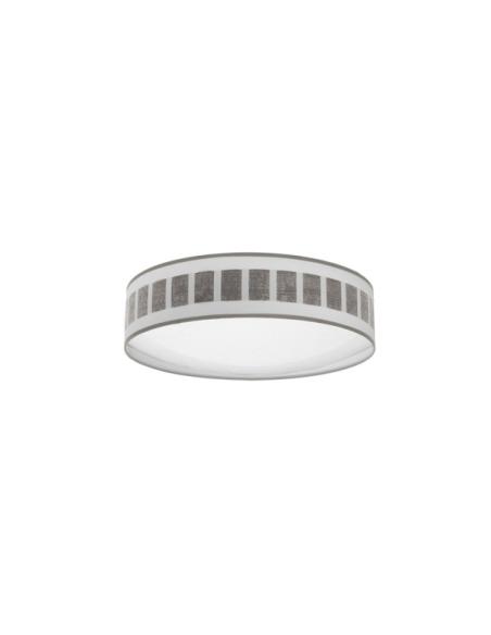 Plafon 72w Ivanna Blanco-madera Gris 5616lm 3000k,4000k,6500k 14x50x50 Cm
