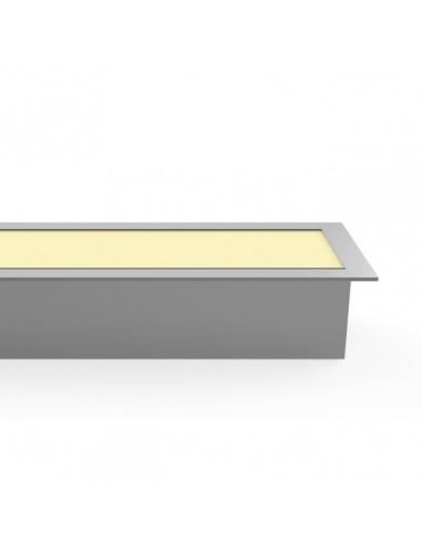 Regleta De Empotrar 20w 3000k Linex Aluminio  1600lm 62X6X6,6