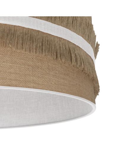 Colgante Natalia 1xe27 Blanco/saco-blanco Regx50x50 Cm