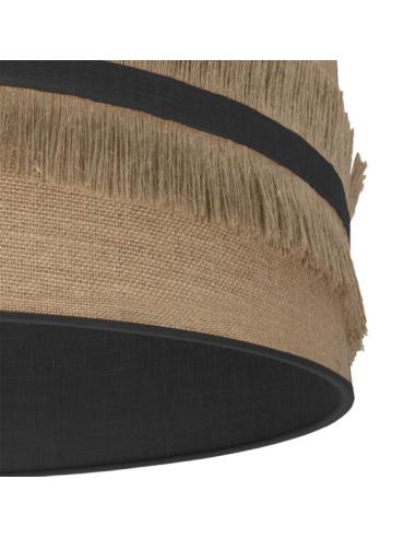 Colgante Natalia 1xe27 Negro/saco-negro Regx50x50 Cm