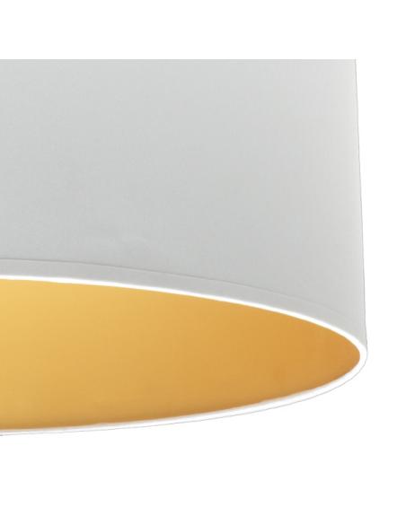 Pie Salon Anuska 1xe27 Blanco/blanco-oro 162x40x40 Cm
