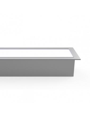 Regleta De Empotrar 20w 6400k Linex Aluminio  1600lm 62X6X6,6