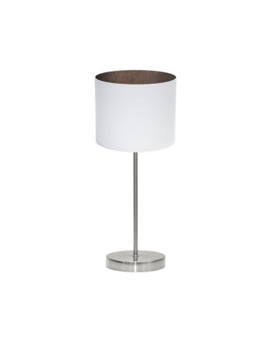 Sobremesa Tatiana 1xe14 Niquel/blanco-oxido 42x17x17 Cm