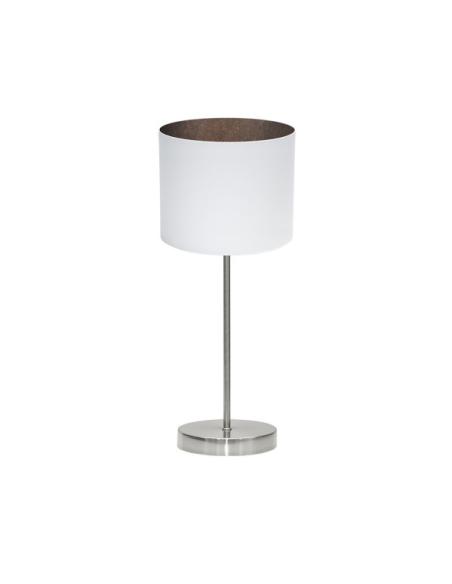 Sobremesa Tatiana 1xe14 Niquel/blanco-oxido 42x17x17 Cm