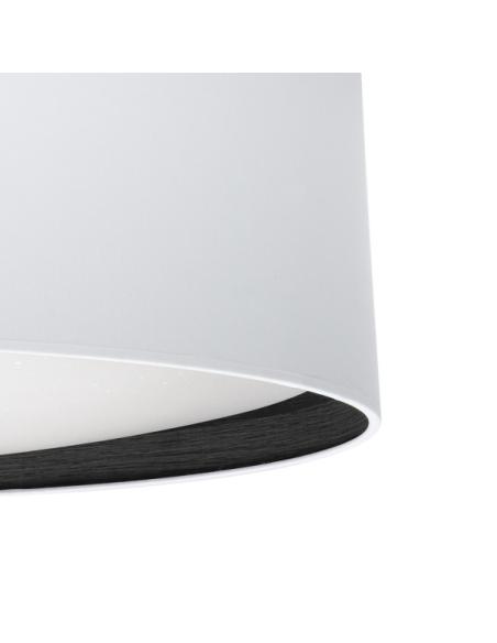 Plafon 96w Tatiana Blanco/mad.Negra 3000-4000-6500k 14x60x60 Cm 7488lm