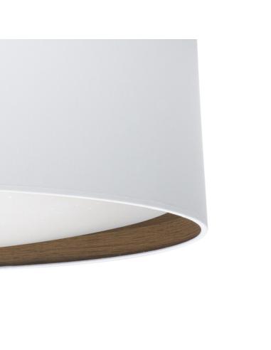 Plafon 96w Tatiana Blanco/mad.Oscura 3000-4000-6500k 14x60x60 Cm 7488lm