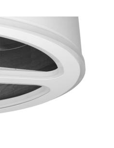 Ventilador Dc Tatiana 110w Blanco/mad.Negra 3 Aspas 62d 3000-4000-6000k 9350lm Remoto,memoria,temporizador 2