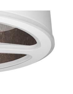 Ventilador Dc Tatiana 110w Blanco/oxido 3 Aspas 62d 3000-4000-6000k 9350lm Remoto,memoria,temporizador 2