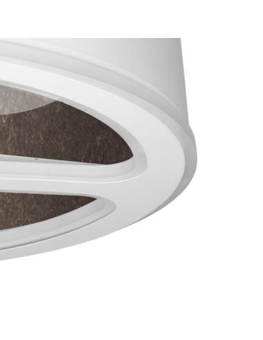 Ventilador Dc Tatiana 110w Blanco/oxido 3 Aspas 62d 3000-4000-6000k 9350lm Remoto,memoria,temporizador