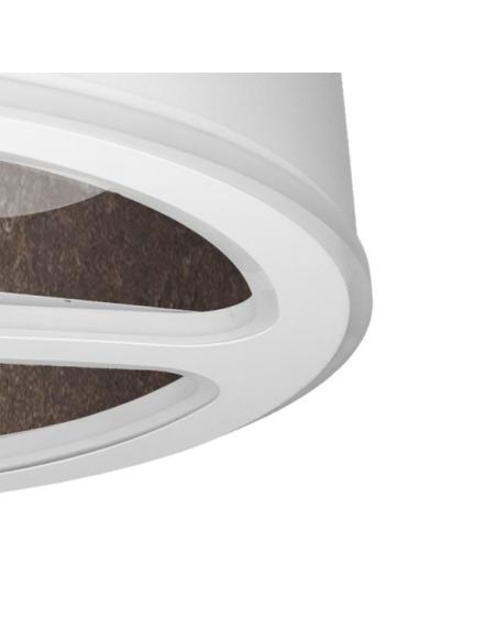 Ventilador Dc Tatiana 110w Blanco/oxido 3 Aspas 62d 3000-4000-6000k 9350lm Remoto,memoria,temporizador