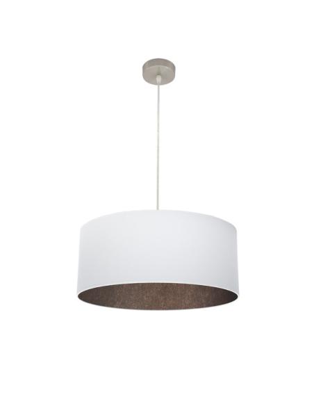 Colgante Tatiana 1xe27 Niquel/blanco-oxido Regx50x50 Cm