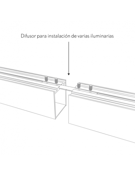 Difusor Para Line X Regleta 4,5x300
