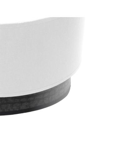 Aplique Olga 1xe27 Blanco/madera Negra 15x30x16 Cm