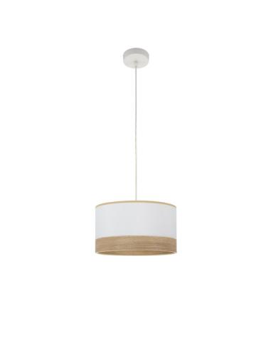 Colgante Olga 1xe27 Blanco/blanco-mad.clara Regx30x30 Cm